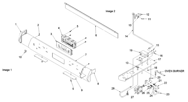 Amana ARGS7650WW Range Schematic Diagram